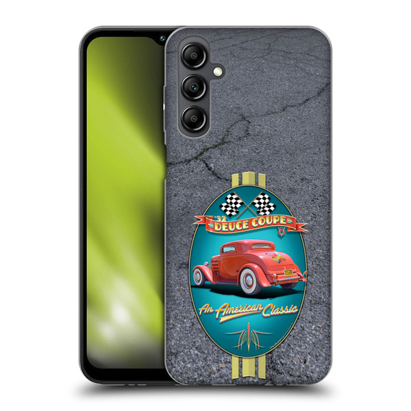 Larry Grossman Retro Collection Deuce Coupe Classic Soft Gel Case for Samsung Galaxy M14 5G