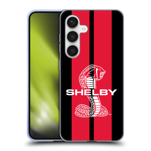 Shelby Car Graphics Red Soft Gel Case for Samsung Galaxy S24 5G
