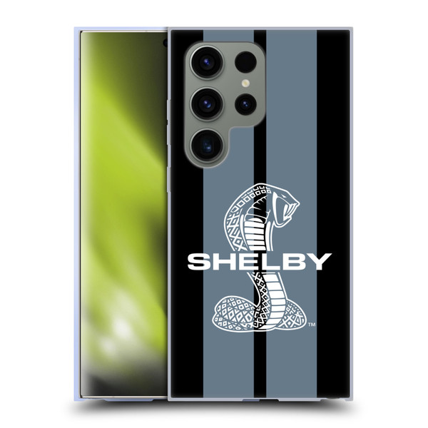 Shelby Car Graphics Gray Soft Gel Case for Samsung Galaxy S24 Ultra 5G