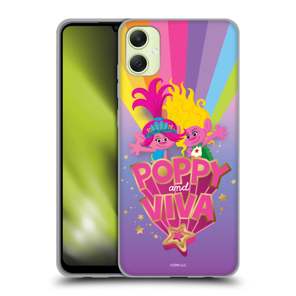 Trolls 3: Band Together Art Rainbow Soft Gel Case for Samsung Galaxy A05