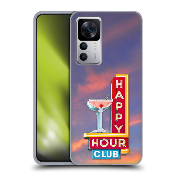 Larry Grossman Retro Collection Happy Hour Club Soft Gel Case for Xiaomi 12T 5G / 12T Pro 5G / Redmi K50 Ultra 5G