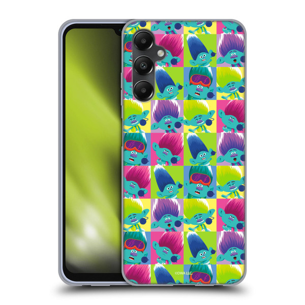 Trolls 3: Band Together Art Square Pattern Soft Gel Case for Samsung Galaxy A05s