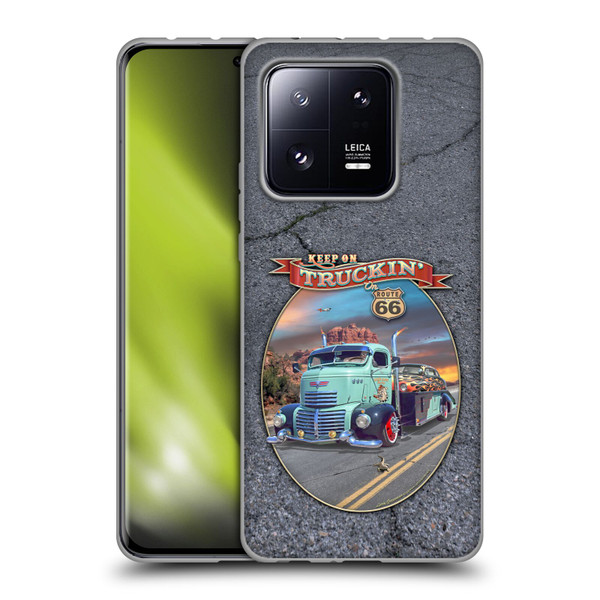 Larry Grossman Retro Collection Keep on Truckin' Rt. 66 Soft Gel Case for Xiaomi 13 Pro 5G
