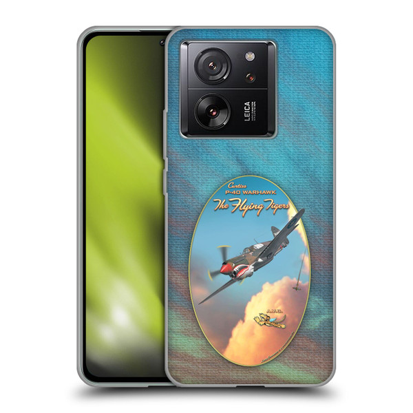 Larry Grossman Retro Collection P-40 Warhawk Flying Tiger Soft Gel Case for Xiaomi 13T 5G / 13T Pro 5G