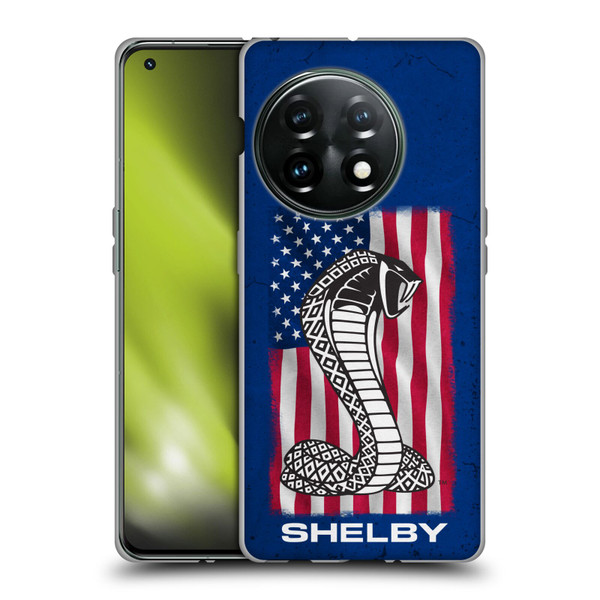 Shelby Logos American Flag Soft Gel Case for OnePlus 11 5G