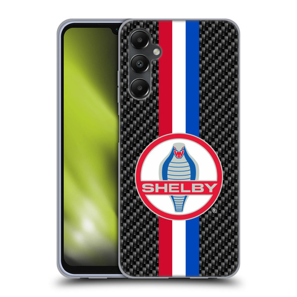 Shelby Logos Carbon Fiber Soft Gel Case for Samsung Galaxy A05s