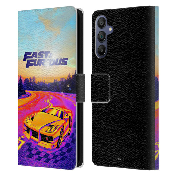 Fast & Furious Franchise Fast Fashion Colourful Car Leather Book Wallet Case Cover For Samsung Galaxy A15