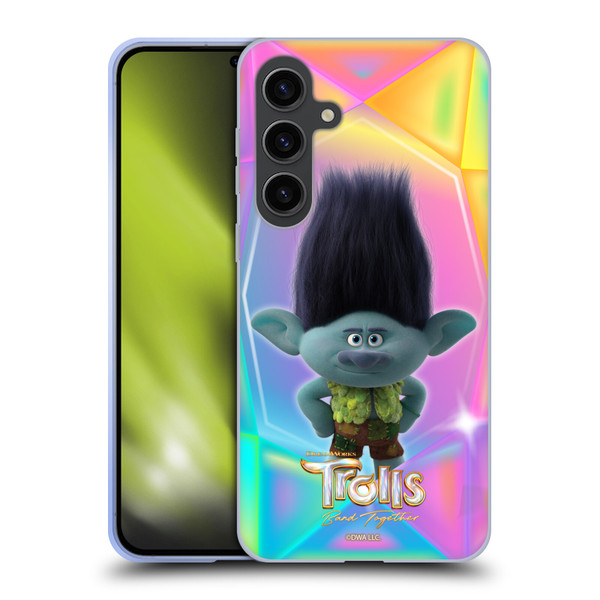 Trolls 3: Band Together Graphics Branch Soft Gel Case for Samsung Galaxy S24+ 5G