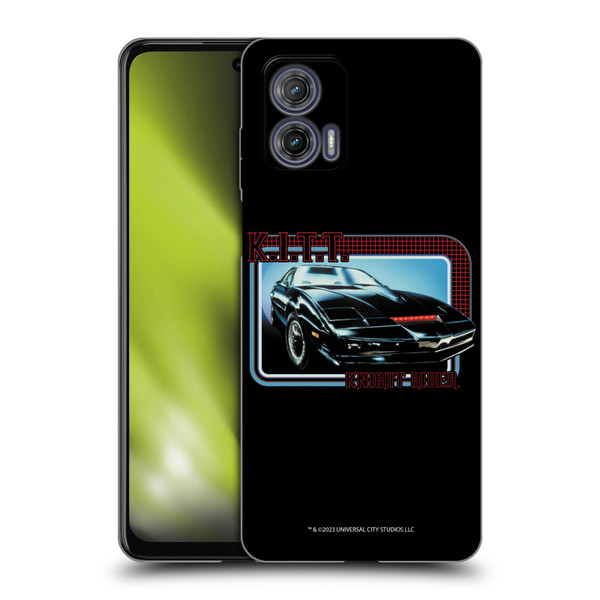 Knight Rider Core Graphics Kitt Car Soft Gel Case for Motorola Moto G73 5G