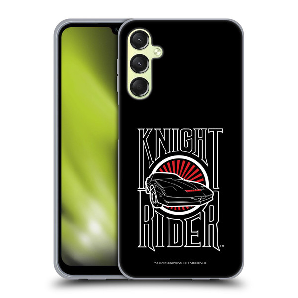 Knight Rider Core Graphics Logo Soft Gel Case for Samsung Galaxy A24 4G / Galaxy M34 5G