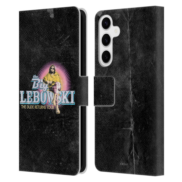 The Big Lebowski Graphics The Dude Returns Leather Book Wallet Case Cover For Samsung Galaxy S24+ 5G