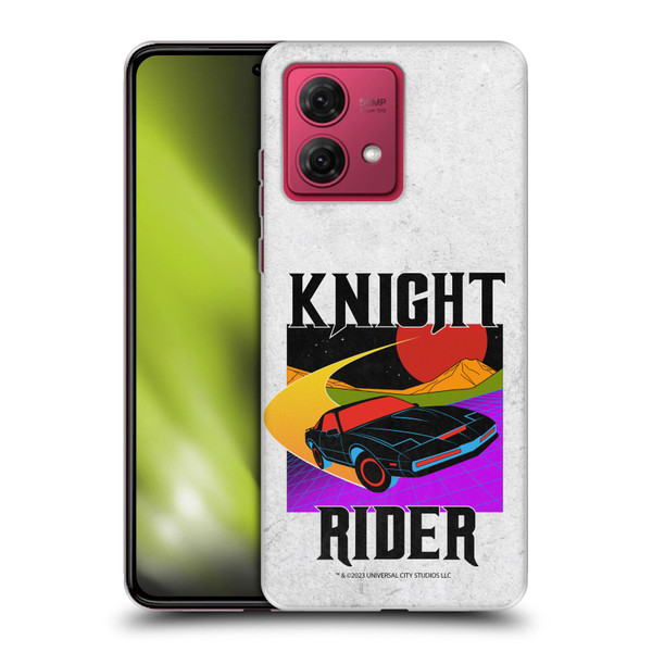 Knight Rider Graphics Kitt Speed Soft Gel Case for Motorola Moto G84 5G