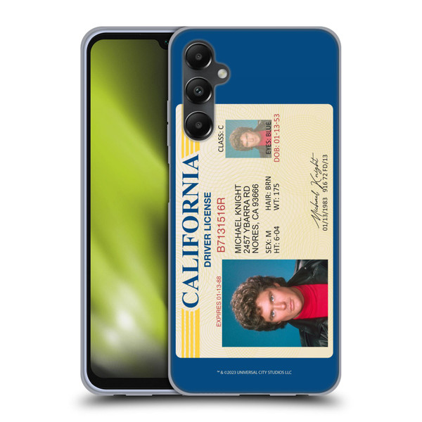 Knight Rider Graphics Driver's License Soft Gel Case for Samsung Galaxy A05s