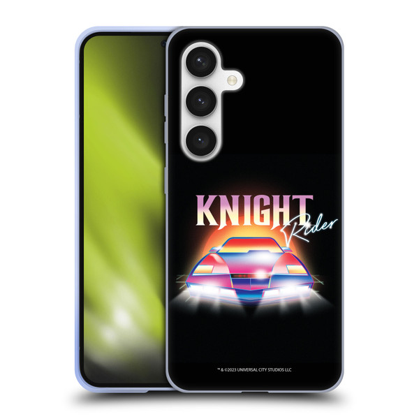 Knight Rider Graphics Kitt 80's Neon Soft Gel Case for Samsung Galaxy S24 5G
