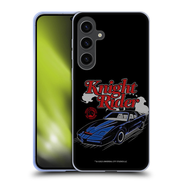 Knight Rider Graphics Kitt Retro Soft Gel Case for Samsung Galaxy S24+ 5G