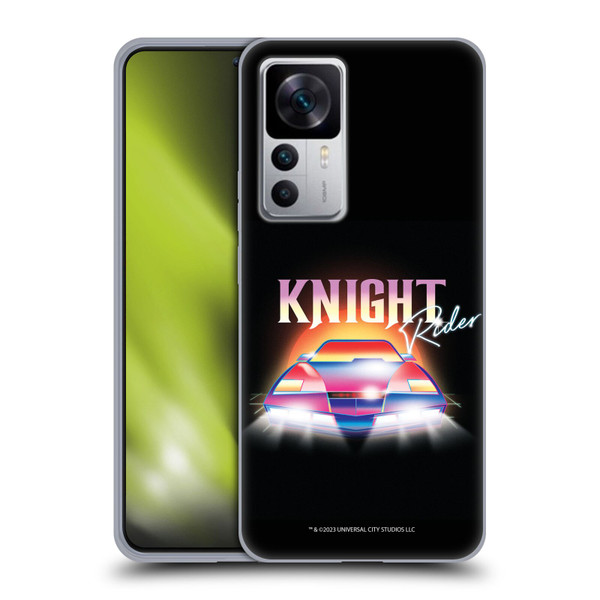 Knight Rider Graphics Kitt 80's Neon Soft Gel Case for Xiaomi 12T 5G / 12T Pro 5G / Redmi K50 Ultra 5G