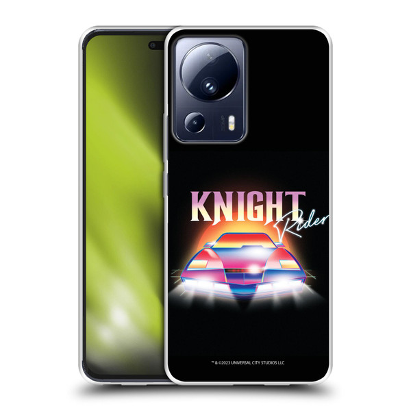 Knight Rider Graphics Kitt 80's Neon Soft Gel Case for Xiaomi 13 Lite 5G