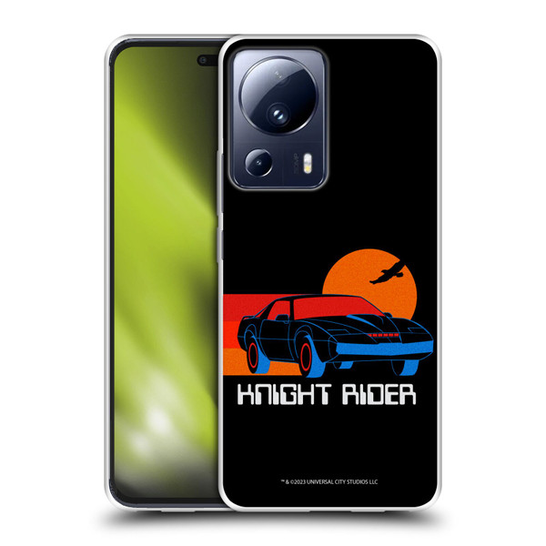 Knight Rider Graphics Kitt Sunset Soft Gel Case for Xiaomi 13 Lite 5G