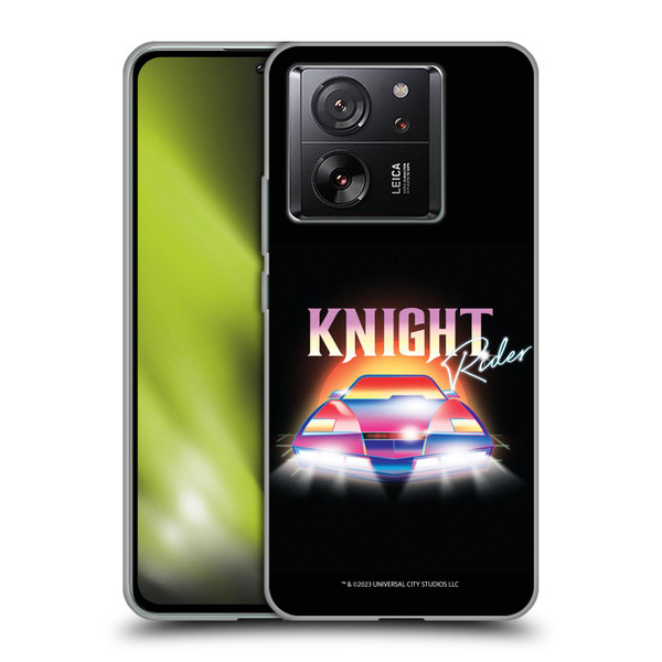 Knight Rider Graphics Kitt 80's Neon Soft Gel Case for Xiaomi 13T 5G / 13T Pro 5G