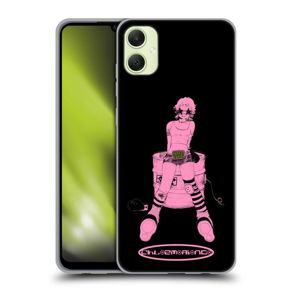 Chloe Moriondo Graphics Pink Soft Gel Case for Samsung Galaxy A05