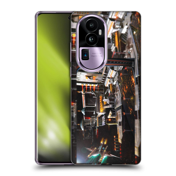 Anthony Christou Art Space Station Soft Gel Case for OPPO Reno10 Pro+