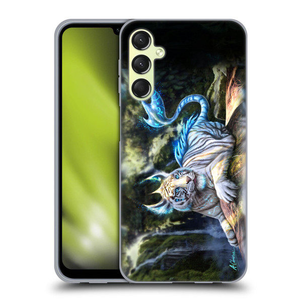 Anthony Christou Art Water Tiger Soft Gel Case for Samsung Galaxy A24 4G / M34 5G