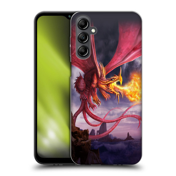 Anthony Christou Art Fire Dragon Soft Gel Case for Samsung Galaxy M14 5G