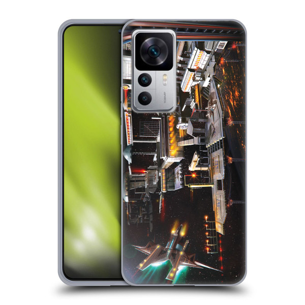 Anthony Christou Art Space Station Soft Gel Case for Xiaomi 12T 5G / 12T Pro 5G / Redmi K50 Ultra 5G