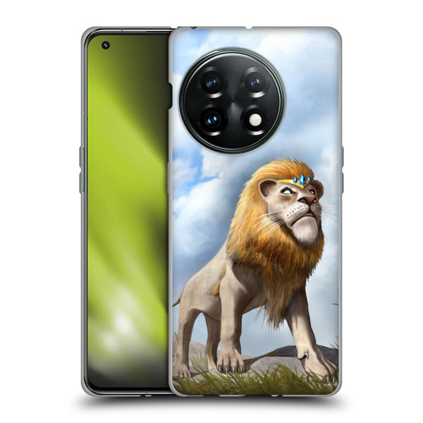Anthony Christou Fantasy Art King Of Lions Soft Gel Case for OnePlus 11 5G