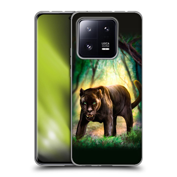 Anthony Christou Fantasy Art Black Panther Soft Gel Case for Xiaomi 13 Pro 5G