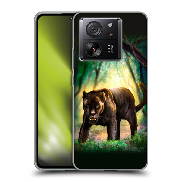 Anthony Christou Fantasy Art Black Panther Soft Gel Case for Xiaomi 13T 5G / 13T Pro 5G