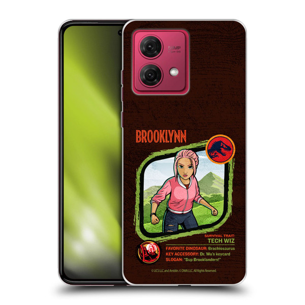 Jurassic World: Camp Cretaceous Character Art Brooklynn Soft Gel Case for Motorola Moto G84 5G
