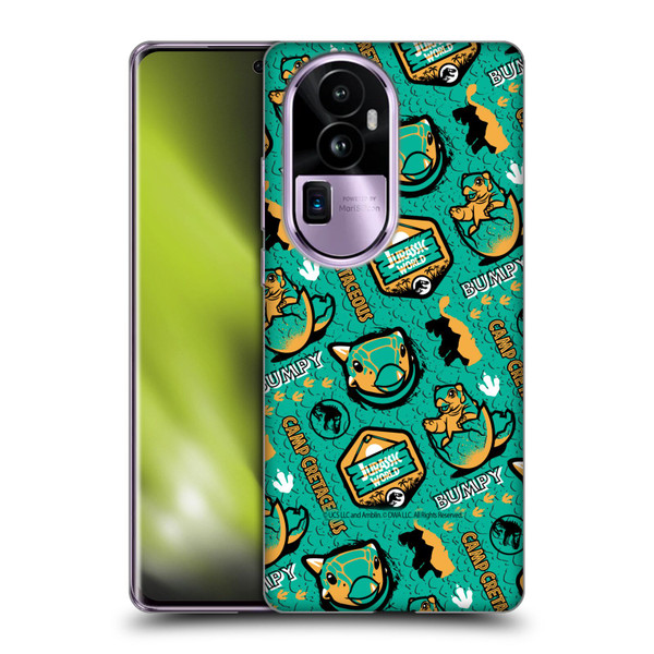 Jurassic World: Camp Cretaceous Character Art Pattern Bumpy Soft Gel Case for OPPO Reno10 Pro+