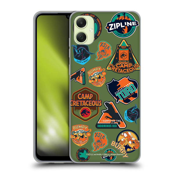 Jurassic World: Camp Cretaceous Character Art Pattern Icons Soft Gel Case for Samsung Galaxy A05
