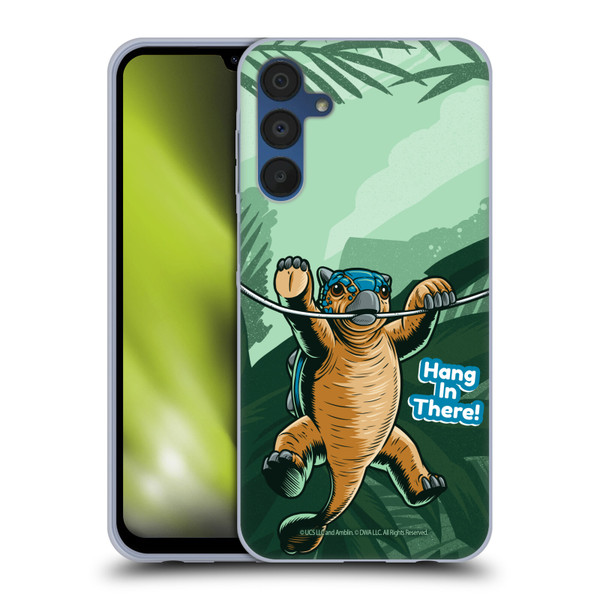 Jurassic World: Camp Cretaceous Character Art Hang In There Soft Gel Case for Samsung Galaxy A15