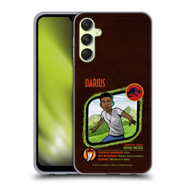 Jurassic World: Camp Cretaceous Character Art Darius Soft Gel Case for Samsung Galaxy A24 4G / Galaxy M34 5G