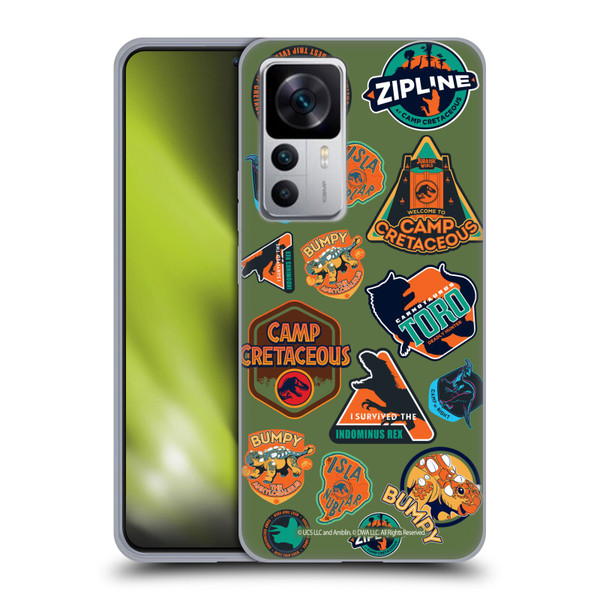 Jurassic World: Camp Cretaceous Character Art Pattern Icons Soft Gel Case for Xiaomi 12T 5G / 12T Pro 5G / Redmi K50 Ultra 5G