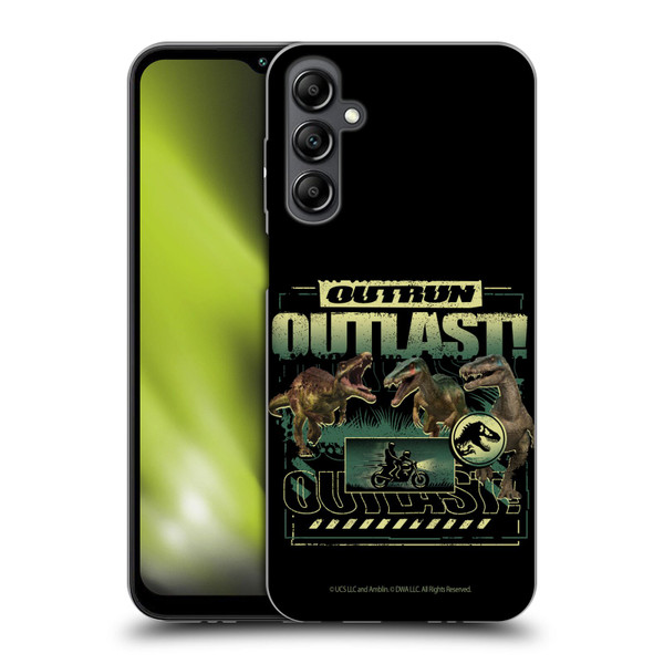 Jurassic World: Camp Cretaceous Dinosaur Graphics Outlast Soft Gel Case for Samsung Galaxy M14 5G