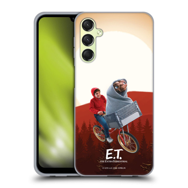 E.T. Graphics Elliot And E.T. Soft Gel Case for Samsung Galaxy A24 4G / Galaxy M34 5G