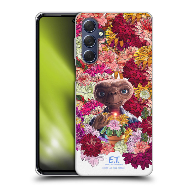 E.T. Graphics Floral Soft Gel Case for Samsung Galaxy M54 5G