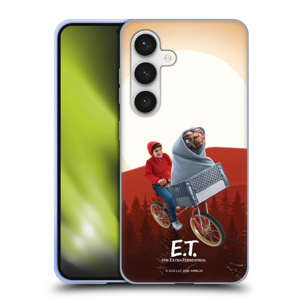 E.T. Graphics Elliot And E.T. Soft Gel Case for Samsung Galaxy S24 5G
