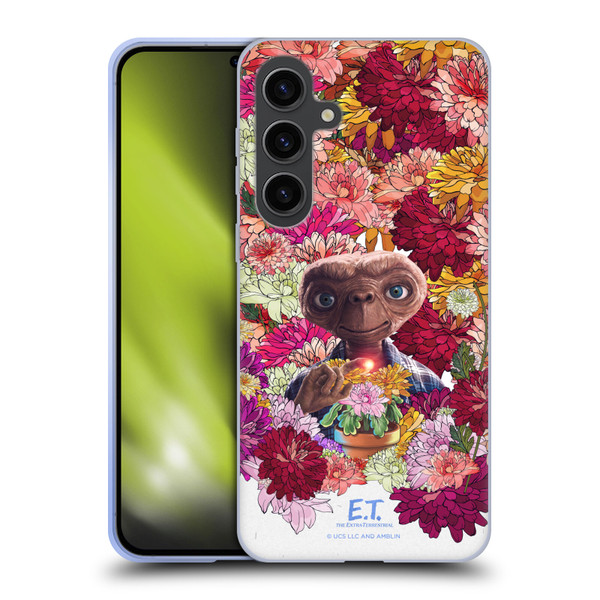 E.T. Graphics Floral Soft Gel Case for Samsung Galaxy S24+ 5G