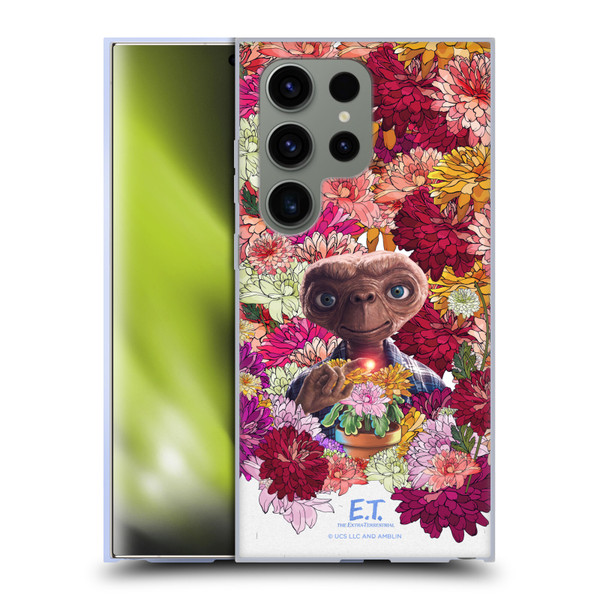 E.T. Graphics Floral Soft Gel Case for Samsung Galaxy S24 Ultra 5G