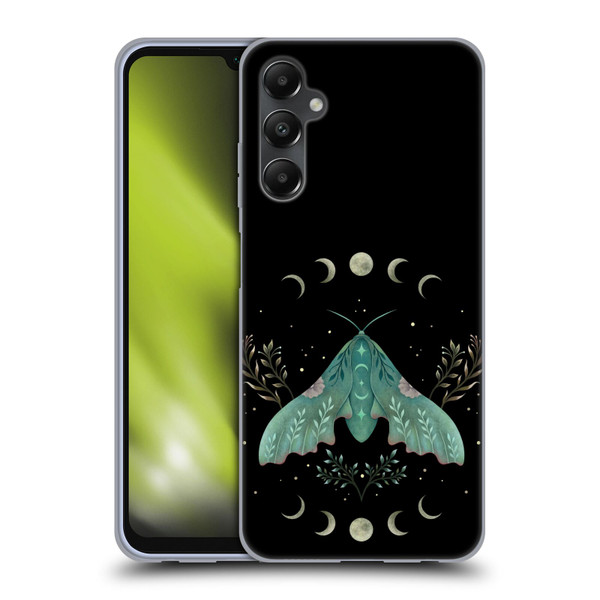 Episodic Drawing Illustration Animals Luna And Moth Soft Gel Case for Samsung Galaxy A05s