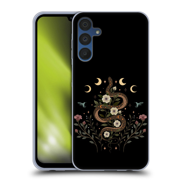 Episodic Drawing Illustration Animals Serpent Spell Soft Gel Case for Samsung Galaxy A15