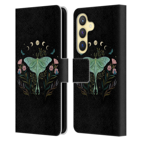 Episodic Drawing Illustration Animals Luna And Forester Leather Book Wallet Case Cover For Samsung Galaxy S24 5G