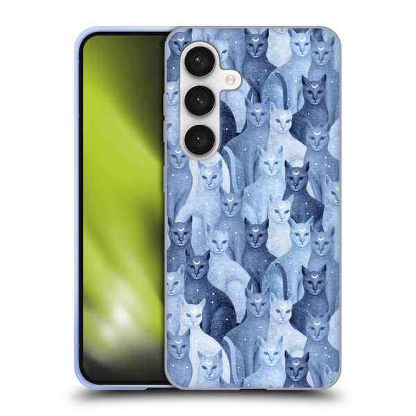 Episodic Drawing Pattern Cats Soft Gel Case for Samsung Galaxy S24 5G