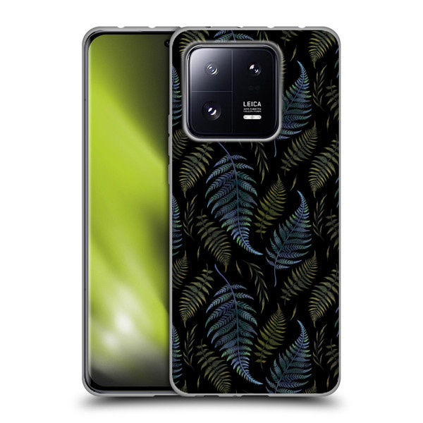 Episodic Drawing Pattern Leaves Soft Gel Case for Xiaomi 13 Pro 5G