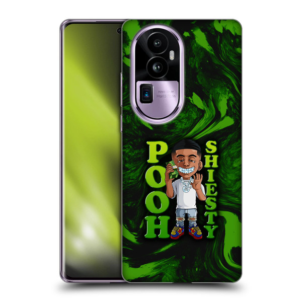 Pooh Shiesty Graphics Green Soft Gel Case for OPPO Reno10 Pro+