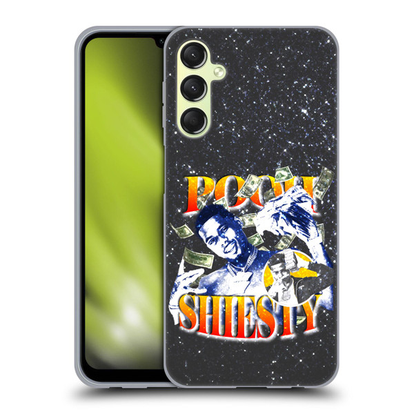 Pooh Shiesty Graphics Art Soft Gel Case for Samsung Galaxy A24 4G / Galaxy M34 5G